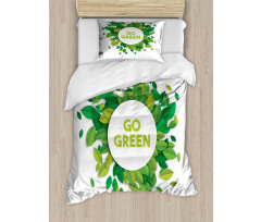 Go Green Eco Awareness Duvet Cover Set