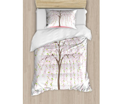 Flowers Oriental Duvet Cover Set