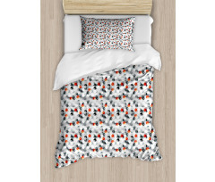 Hexagons and Cubes Duvet Cover Set