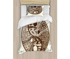 Abstract Hand-Drawn Duvet Cover Set