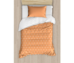 Polka Dot on Lace Mesh Duvet Cover Set