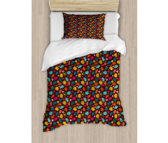 Fall Leaves Maple Oak Duvet Cover Set