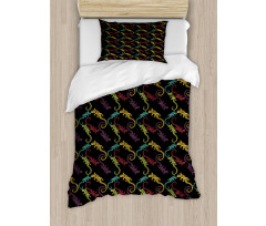 Reptiles Composition Duvet Cover Set