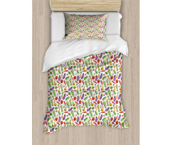 Detailed Food Duvet Cover Set