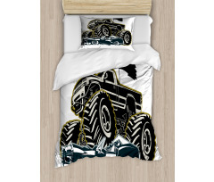 Rubber Tyre Car Duvet Cover Set