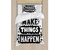 Hipster Phrase Duvet Cover Set