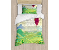 Peaceful Summer Field Duvet Cover Set