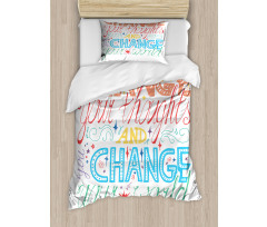 Inspirational Resilience Duvet Cover Set