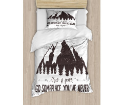 Wanderlust Theme Duvet Cover Set