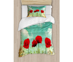 Flowers Spring Season Duvet Cover Set