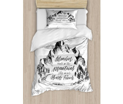 Memories in Mountains Duvet Cover Set