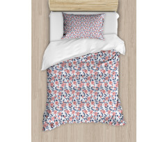 Retro Revival Flourish Duvet Cover Set