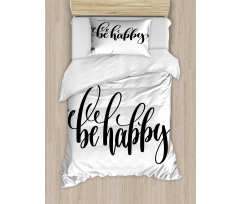 Words in Art Form Duvet Cover Set