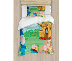 Magic House in the Forest Duvet Cover Set