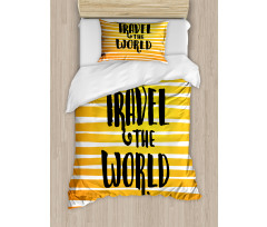 Travel the World Exploration Duvet Cover Set