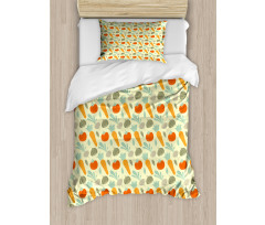 Organic Food Composition Duvet Cover Set