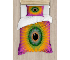 Ornamental Psychedelic Eye Duvet Cover Set