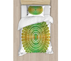 Circle Scale Pattern Duvet Cover Set