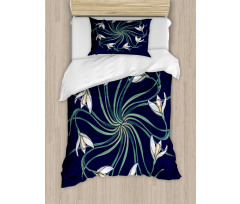 Art Nouveau Floral Design Duvet Cover Set