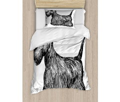 Brush Strokeds Duvet Cover Set