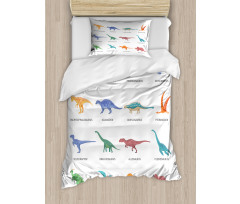 Jurassic Fossil Dinos Duvet Cover Set