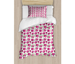 Delicate Spring Floral Art Duvet Cover Set