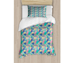 Exotic Hawaii Summer Flora Duvet Cover Set