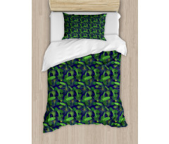 Tropic Monstera Banana Leaf Duvet Cover Set