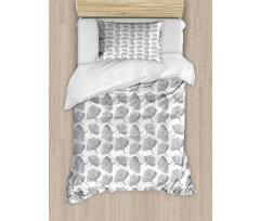 Minimalist Nature Leafage Duvet Cover Set