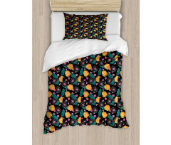 Artwork in Hawaiian Style Duvet Cover Set