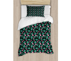 Romantic Exotic Summer Duvet Cover Set