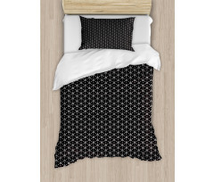 Repeating Tiny Triangles Duvet Cover Set