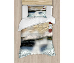 Stormy Sea Waves Duvet Cover Set
