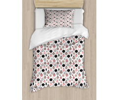 Christmas Baubles Dots Duvet Cover Set