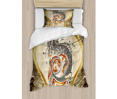 Serpent Mythological Duvet Cover Set