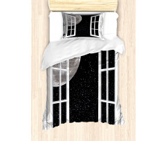 Window to the Space Duvet Cover Set