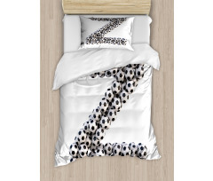 Last Letter Alphabet Duvet Cover Set