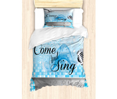 Come and Sing Message Duvet Cover Set