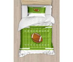 Sports Themed Ball Quanc Duvet Cover Set