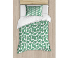 Exotic Leafage Growth Design Duvet Cover Set
