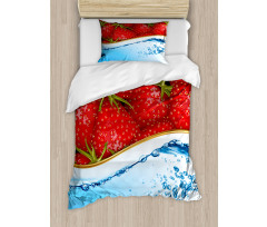 Summer Fruit and Water Duvet Cover Set