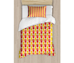 Bulgarian Vegetable Pattern Duvet Cover Set