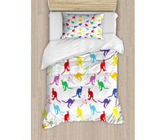 Vibrant Wildlife Concept Duvet Cover Set