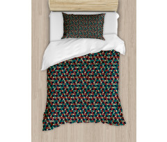 Abstract Shapes Geometric Duvet Cover Set