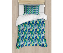 Exotic Rainforest Jungle Duvet Cover Set