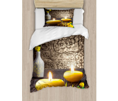 Oriental Meditative Candles Duvet Cover Set