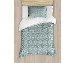 Abstract Tile Lattice Mosaic Duvet Cover Set