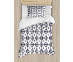 Ornamental Swirls Teardrop Duvet Cover Set