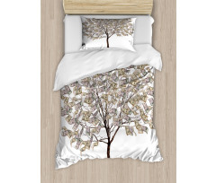 Surreal Money Leafy Tree Duvet Cover Set