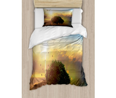 Romantic Fairy Sunset View Duvet Cover Set